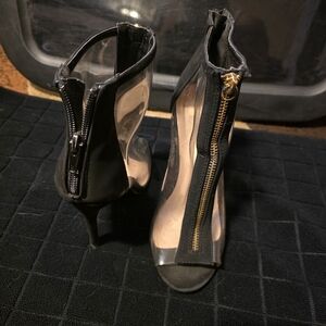 Black and Gold Women's Heels